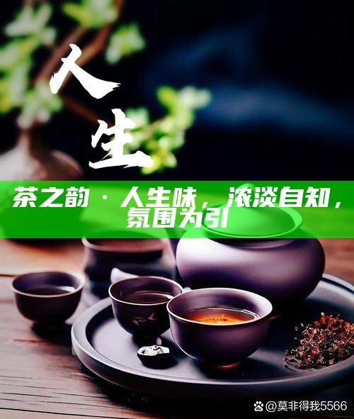 茶之韵·人生味，浓淡自知，氛围为引